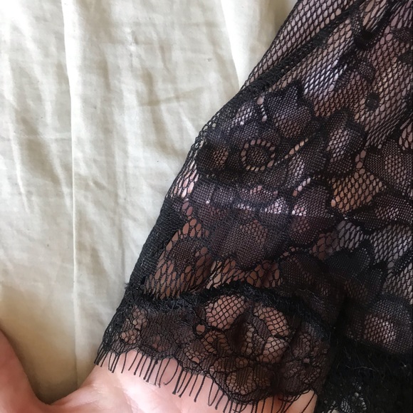 Black + Pink Lace Babydoll - NWOT - Picture 10 of 10